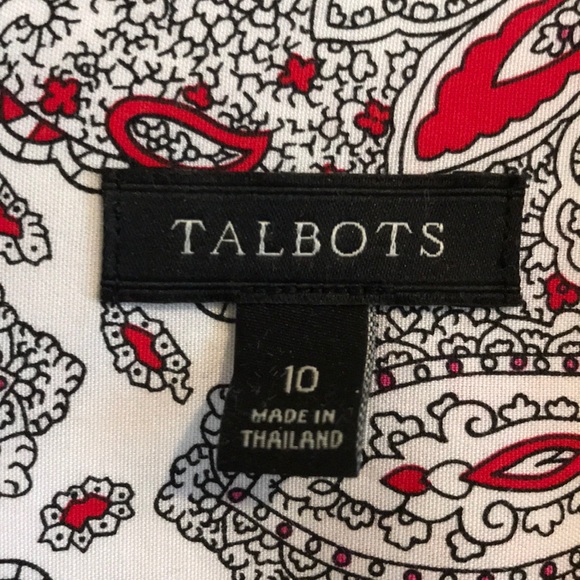 Talbots Wrinkle Resistant Button-down Blouse - Picture 3 of 7